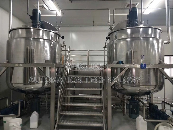 Stainless Steel Steam Heating Mixing Tank